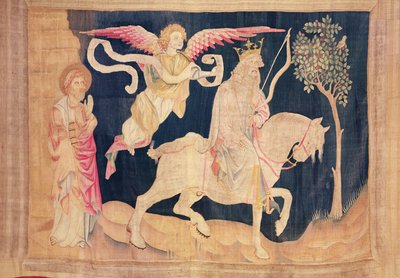 El jinete del caballo blanco, del Tapiz del Apocalipsis de Angers, 1373-1387 de Nicolas Bataille